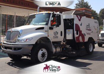 Organismo de Limpia realiza operativo especial tras el Desfile del 5 de Mayo