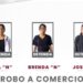 SSC detiene a 3 personas por robo a comercio