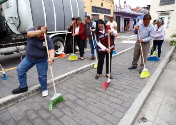 Tonantzin Fernández implementa programa “Cholula Te Quiero Limpia”