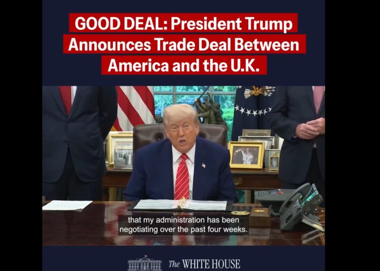Acuerdo comercial con Reino Unido consolidará relación con EE.UU.: Trump