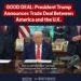 Acuerdo comercial con Reino Unido consolidará relación con EE.UU.: Trump