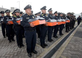 Equipan a personal operativo de la Secretaría de Seguridad Ciudadana
