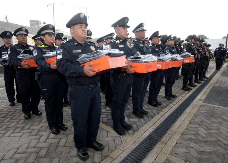 Equipan a personal operativo de la Secretaría de Seguridad Ciudadana