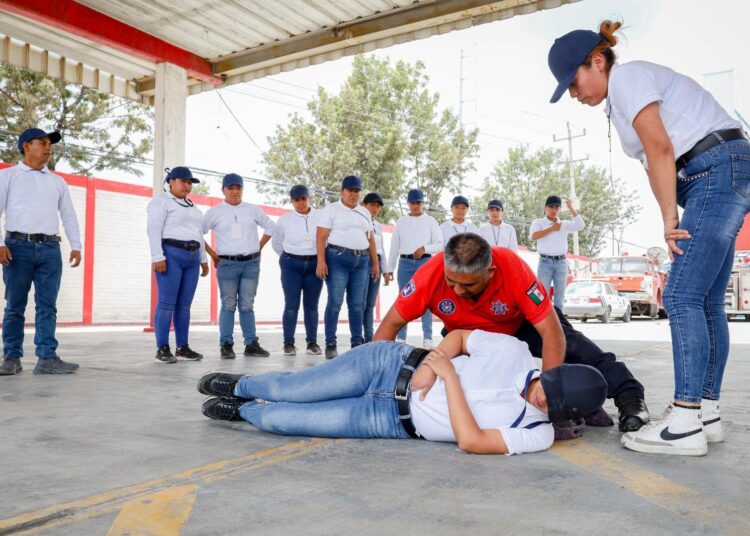 Policía Auxiliar refuerza habilidades en materia de Protección Civil