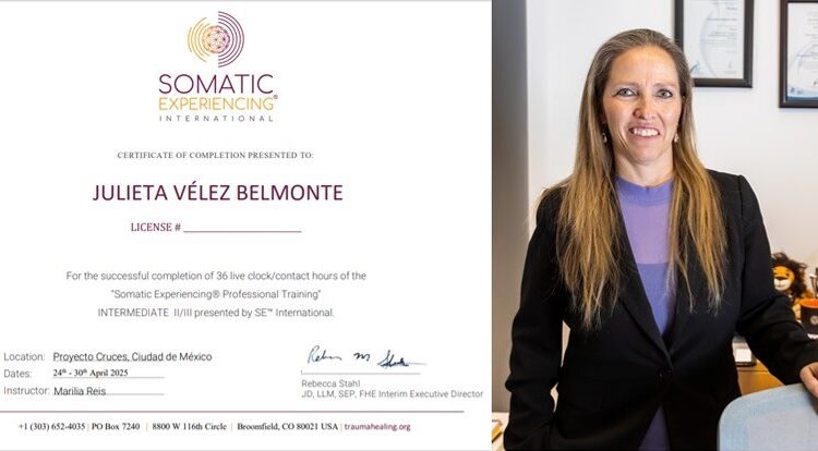 Anáhuac Puebla obtiene certificación en Somatic Experiencing