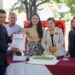 Tonantzin Fernández anuncia pavimentación de la avenida de acceso al CECyTE de Almoloya