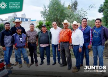 Presidente de Texmelucan Juan Manuel Alonso recorre zona afectada por inundaciones en Tlanalapan
