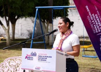 Lupita Cuautle, encabezó “Apropiación Violeta Con Rumbo Seguro»