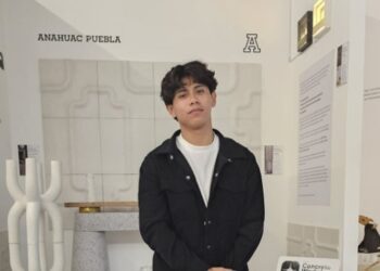 Estudiante de Anáhuac Puebla, finalista del Concurso Nacional de Diseño Dimueble 2025