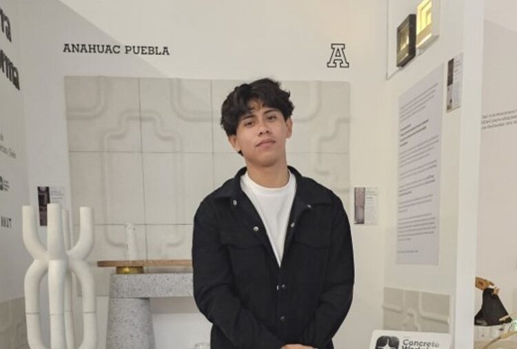 Estudiante de Anáhuac Puebla, finalista del Concurso Nacional de Diseño Dimueble 2025