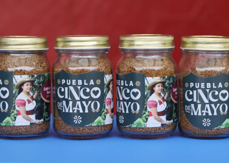 De Puebla al mundo, nace café soluble ‘5 de Mayo’