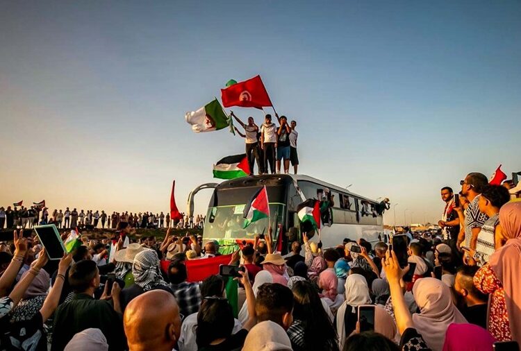 Caravana por Gaza denuncia detención de 4 participantes por milicias de Haftar