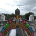 Histórica la colocación de arco floral en el Puente de México previo: Omar Muñoz