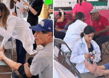 Estudiantes Anáhuac Puebla llevan Brigada Médica a pacientes con diabetes
