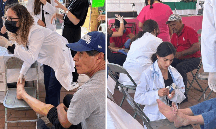 Estudiantes Anáhuac Puebla llevan Brigada Médica a pacientes con diabetes