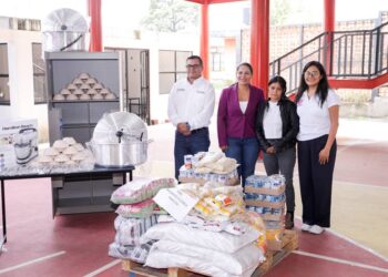 Más de 4 mil estudiantes de San Andrés Cholula se beneficiarán con dotaciones alimentarias