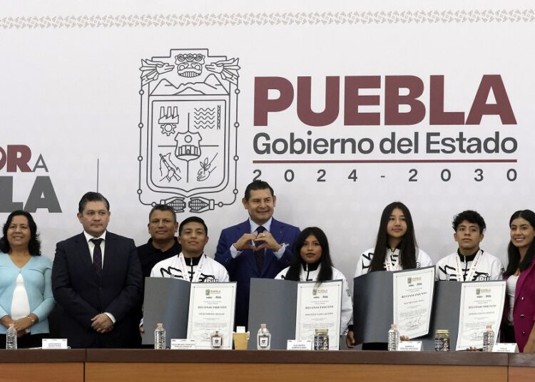 Gobierno reconoce a luchadores medallistas de la Olimpiada Nacional 2025