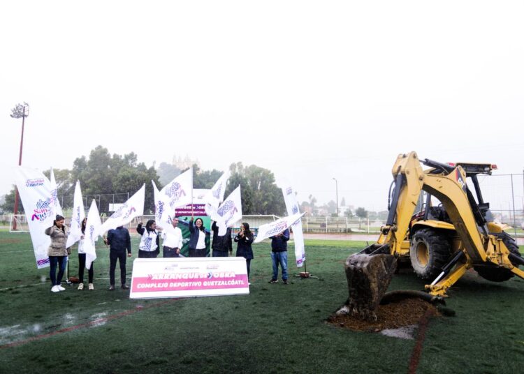 Cuautle inicia modernización de espacios públicos con Deportivo Quetzalcóatl