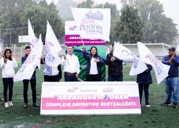Lupita Cuautle inicia rehabilitación del Complejo Deportivo Quetzalcóatl