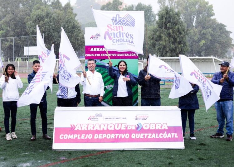 Lupita Cuautle inicia rehabilitación del Complejo Deportivo Quetzalcóatl