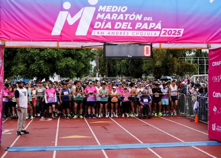 Medio Maratón del Día del Papá 2025 fortalece lazos familiares