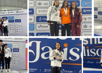 Natación llega a 12 medallas en Olimpiada Nacional 2025