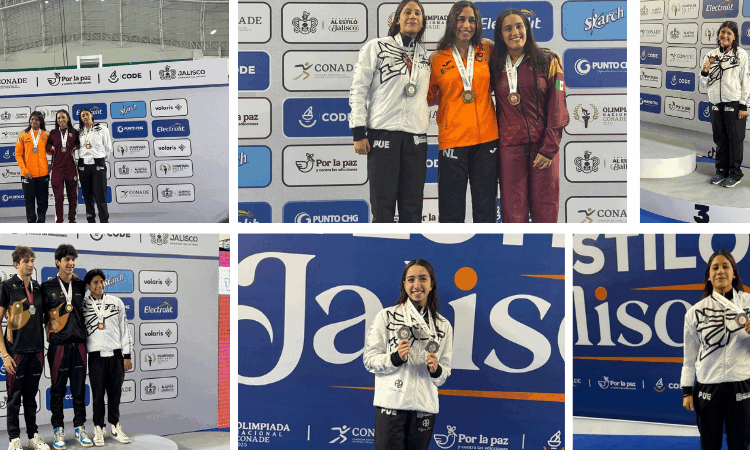 Natación llega a 12 medallas en Olimpiada Nacional 2025