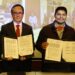 Firma Omar Muñoz convenio de colaboración con la UPAEP