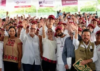 Programa Salud casa por casa va a hacer de México todavía un mejor país: Claudia Sheinbaum encabeza asamblea en Tepic, Nayarit