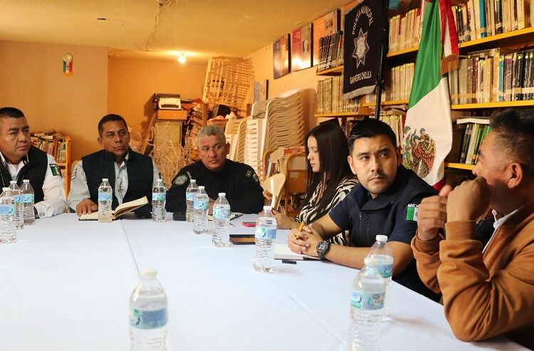 Fortalecen estrategias de seguridad en San Francisco Cuapan con participación ciudadana