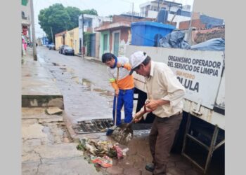 San Pedro Cholula atiende afectaciones por lluvias