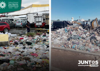 Texmelucan refuerza acciones contra tiraderos de basura en la vía pública