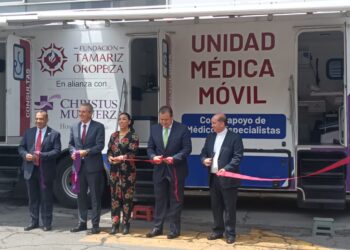 CHRISTUS MUGUERZA y Fundación Tamariz entregan Unidad Médica Móvil