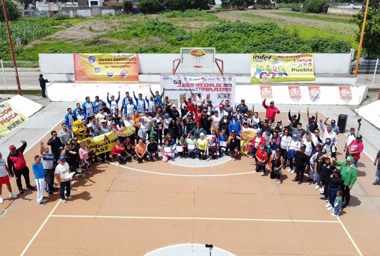 San Pedro Cholula, sede de etapa estatal de los Juegos Deportivos y Recreativos de los Trabajadores
