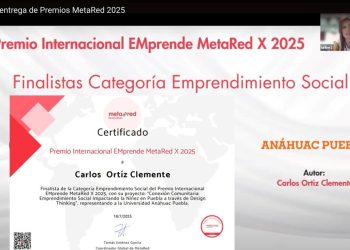 Proyecto de la Anáhuac Puebla recibe reconocimiento