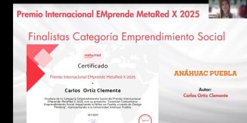 Proyecto de la Anáhuac Puebla recibe reconocimiento