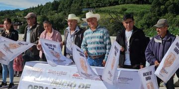 Inician obras comunitarias en Xiutetelco