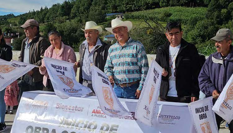 Inician obras comunitarias en Xiutetelco