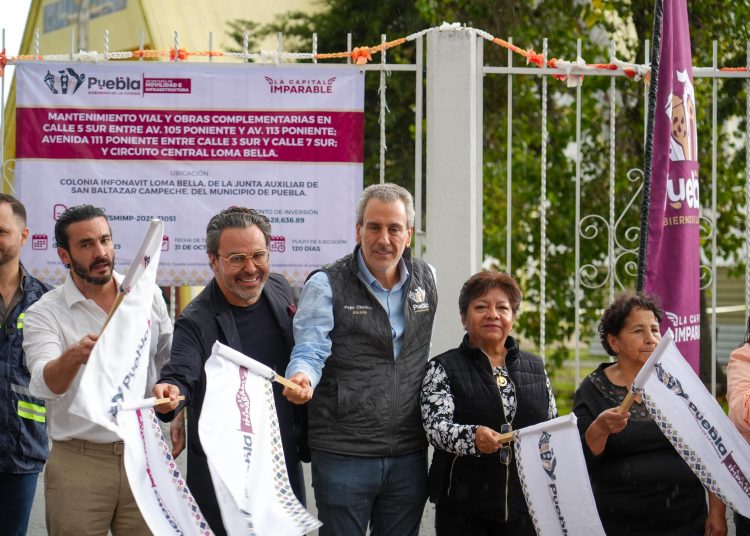 Pepe Chedraui inicia rehabilitación vial en la unidad habitacional Loma Bella
