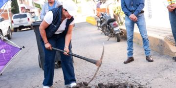 San Andrés Cholula rehabilita vialidad en San Francisco Acatepec