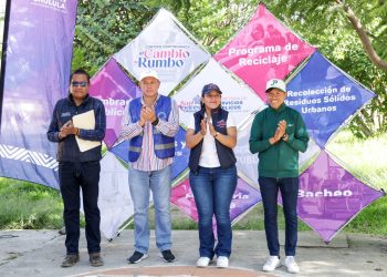 Continúa Lupita Cuautle trabajo comunitario para mejorar espacios públicos
