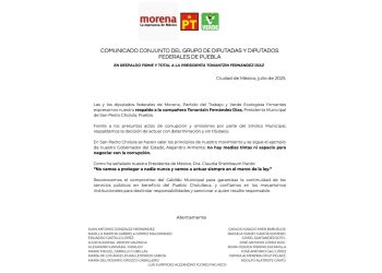 Respaldan diputados federales política de cero tolerancia a la corrupción del gobierno de Tonantzin Fernández