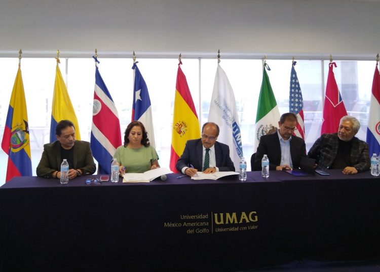 AECO firma convenios con Amibim y la UMAG
