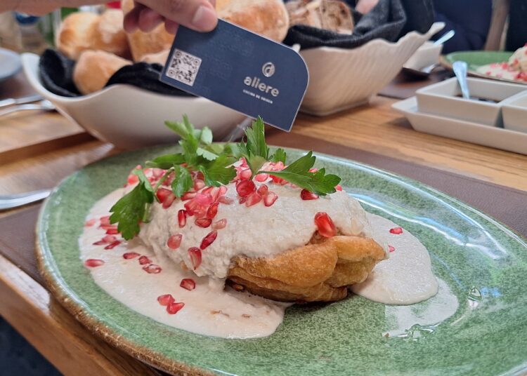 Restaurante Aliere, lugar idóneo para degustar la Temporada de Chiles en Nogada