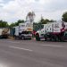 Barredoras del estado y municipio de Puebla unen esfuerzos para limpiar la capital