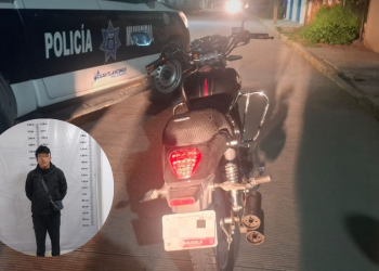 SSCyPC de Cuautlancingo recupera motocicleta con reporte de robo