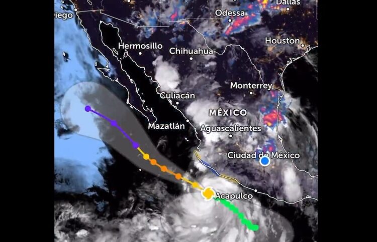 Tormenta tropical Flossie evoluciona a huracán categoría 1