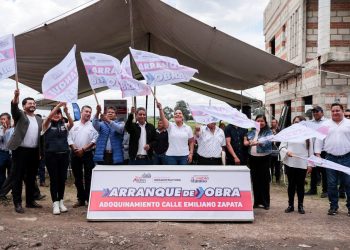 Lupita Cuautle inicia obra ahora en San Luis Tehuiloyocan
