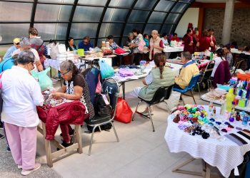 Impulsa SEDIF bienestar económico de personas adultas mayores con «mercadito» en Casa del Abue