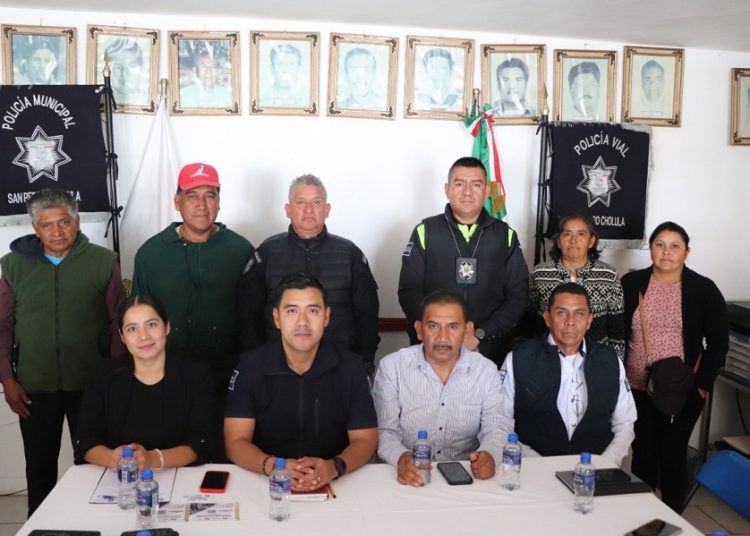 Acuerdan coordinación y más vigilancia en Mesa de Seguridad de San Cosme Texintla